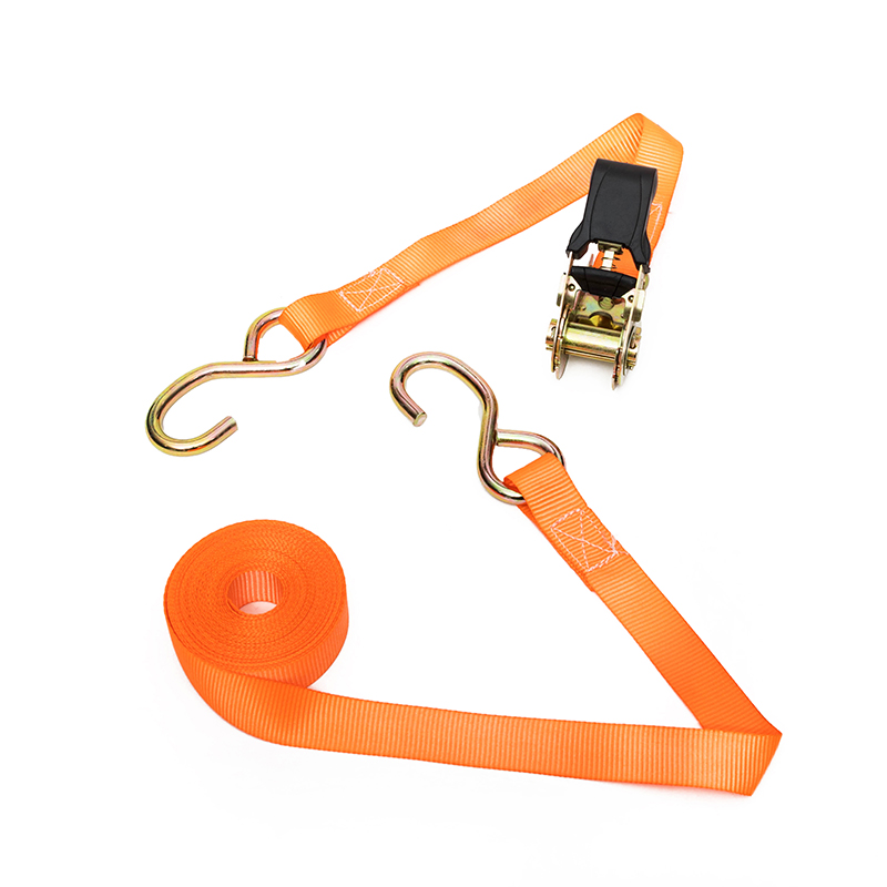 I inch 25mm 800kg Ratchet colligationem-descendit cum nigrum iactaret s hamo