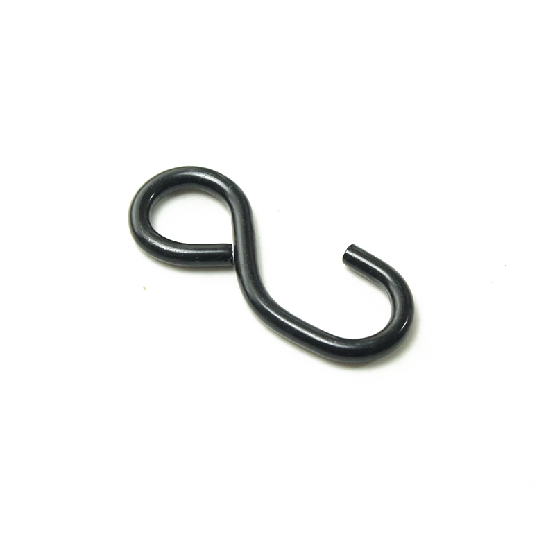 I inch Nigrum PVC iactaret S Hook