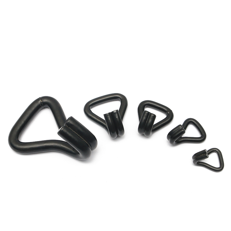 1-1 / XVI inch 1500kg / 3000lbs nigrum PVC iactaret duplex J hook filum J hook