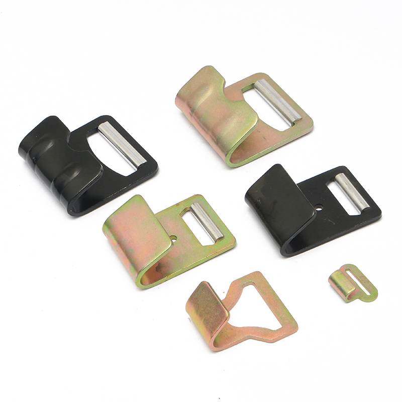 II inch nigrum e-coating metallum plana j hook