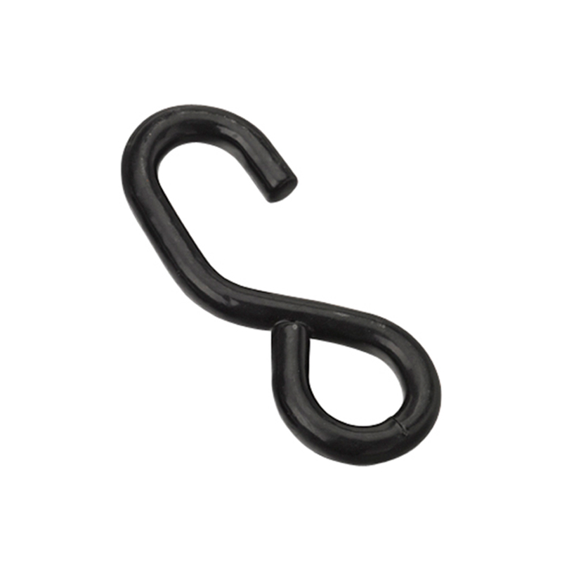 I inch Nigrum PVC iactaret S Hook