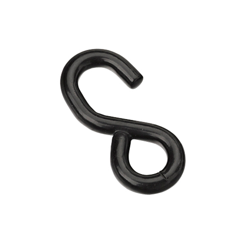 I inch Nigrum PVC iactaret S Hook