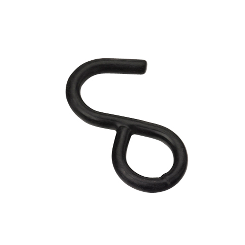 I inch Nigrum PVC iactaret S Hook